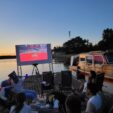 public viewing im Hafen